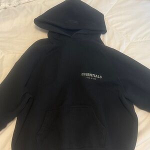 Black Essential Hoodie